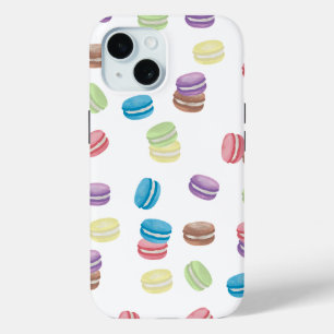 Farbenfrohe Pastel Watercolor Französische Macaron Case-Mate iPhone Hülle