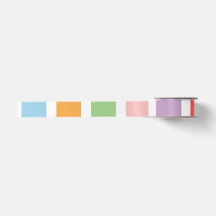 farbenfrohe Pastell Hues Satinband