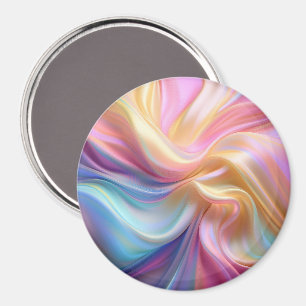 Farbenfrohe Pastellseide Magnet