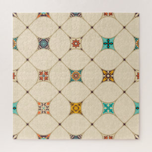 Farbenfrohe Patchwork Islam Arabisch Tile