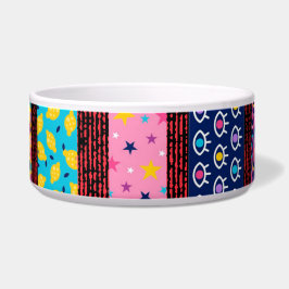 Farbenfrohe Patchwork Napf