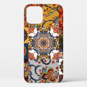Farbenfrohe Patchwork-Tile: Majolica Pottery Style Case-Mate iPhone Hülle