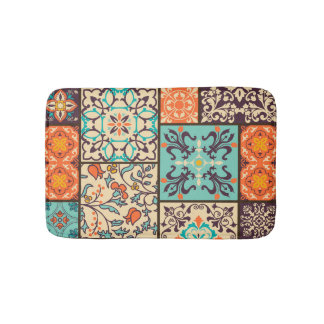 Farbenfrohe Patchwork-Tile: Motive der islamischen Badematte