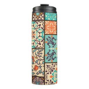Farbenfrohe Patchwork-Tile: Motive der islamischen Thermosbecher