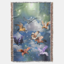 Farbenfrohe Pegasus Fliegendes Pferd Der Mythos is