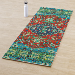 Farbenfrohe persische Teppichgestaltung 2 Yogamatte