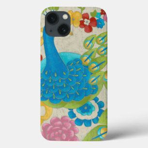 Farbenfrohe Pfaue und Blume Case-Mate iPhone Hülle