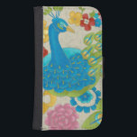 Farbenfrohe Pfaue und Blume Galaxy S4 Geldbeutel Hülle<br><div class="desc">Dieses Bild ist perfekt für Ihre Vogelsammlung. Der Pfau ist wunderschön vertreten und die Blume,  die ihn umgeben,  sorgen für eine romantische Touch. Die Vielfalt der Farben in diesem Bild würde jeden in eine gute Stimmung bringen!</div>