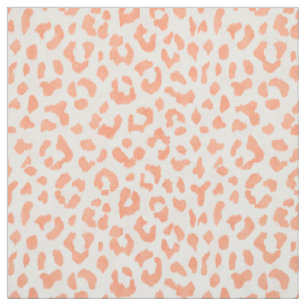 Farbenfrohe, pfirsichfarbene, orange-beige Druckmu Stoff