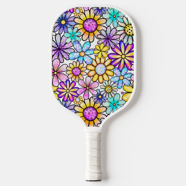 Farbenfrohe Pickleball Paddel Pickleball Schläger (Vorderseite)