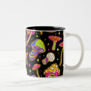 Farbenfrohe Pilze: Erstaunliches Magisches Pflanze Zweifarbige Tasse