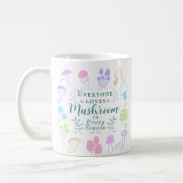 Farbenfrohe Pilze Kaffeetasse