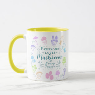 Farbenfrohe Pilze Tasse