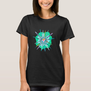 Farbenfrohe Pinsel für das Herz T-Shirt