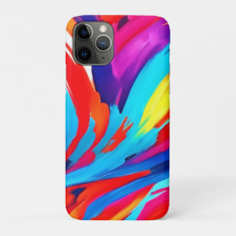 Farbenfrohe Pinselstriche Kunst Case-Mate iPhone Hülle