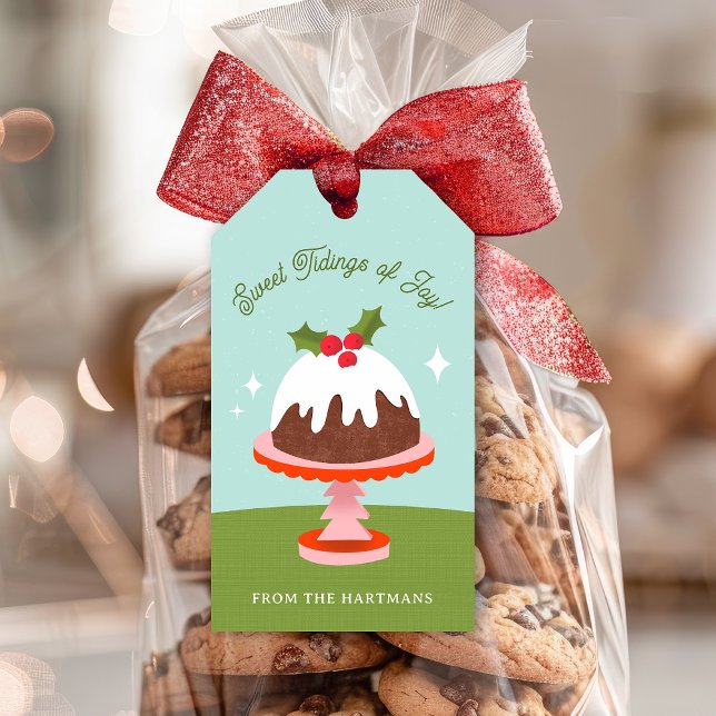 Farbenfrohe Plum das Mittelalter Pudding Weihnacht Geschenkanhänger (Von Creator hochgeladen)