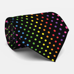 Farbenfrohe Polka Classic Krawatte