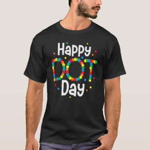 Farbenfrohe Polka Dot Happy Dot Day Jungs unterric T-Shirt