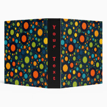 Farbenfrohe Polka Dots