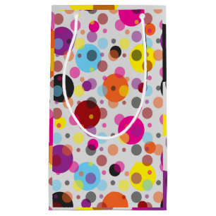 Farbenfrohe Polka Dots Kleine Geschenktüte