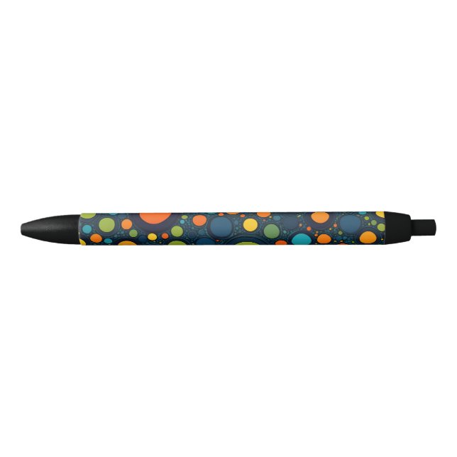 Farbenfrohe Polka Dots Kugelschreiber (Vorderseite)