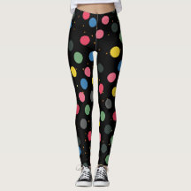Farbenfrohe Polka Dots