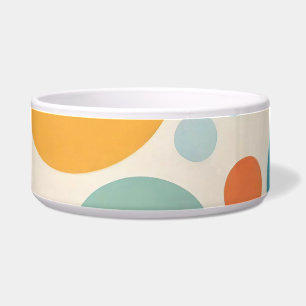 Farbenfrohe Polka Dots Napf