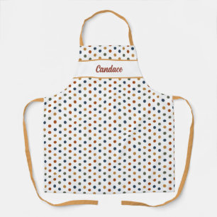 Farbenfrohe Polka Dots Personalisierte Allround-Pr Schürze