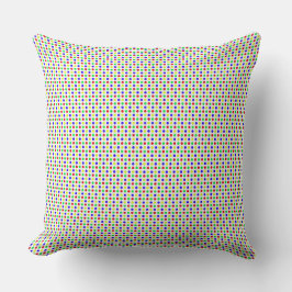 Farbenfrohe Polka Dots Throw Kissen
