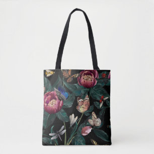 Farbenfrohe Ponys: große Blume. Tasche