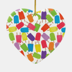 Farbenfrohe Popsikel! Keramik Ornament
