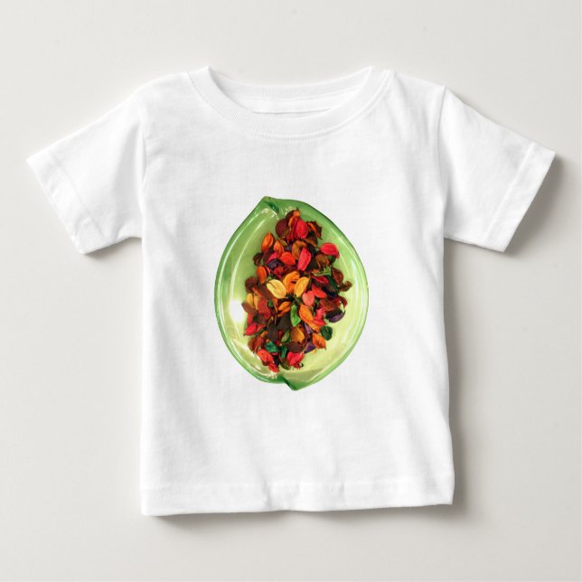 Farbenfrohe Potpourri: Ein sanftes Display Baby T-shirt (Vorderseite)
