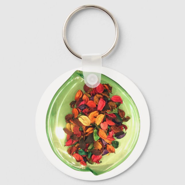 Farbenfrohe Potpourri: Ein sanftes Display Schlüsselanhänger (Vorderseite)
