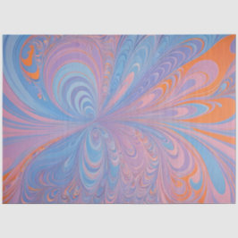Farbenfrohe Psychedelia Airbrush Kunstdruckpapier Seidenpapier