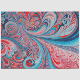 Farbenfrohe Psychedelia Airbrush Kunstdruckpapier Seidenpapier