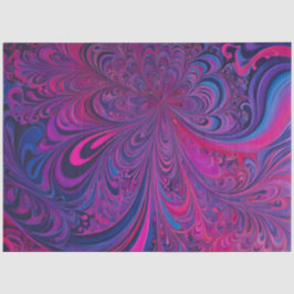 Farbenfrohe Psychedelia Airbrush Kunstdruckpapier Seidenpapier