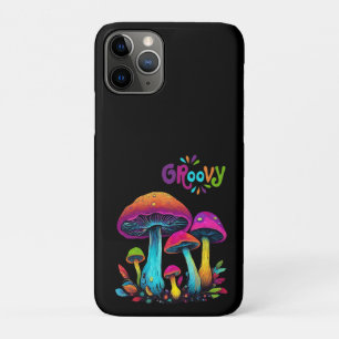 Farbenfrohe Psychedelic Groovy Mushrooms- Case-Mate iPhone Hülle