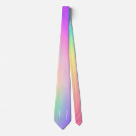 Farbenfrohe Psychedelic Monogram männliche Gabe Krawatte