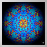 Farbenfrohe psychedelische abstrakte Muster