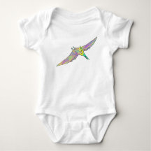 Farbenfrohe Pterodactyl Niedlich Baby Dinosaurier 