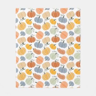 Farbenfrohe Pumpkin Gourd Pattern Fleecedecke