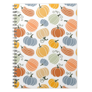 Farbenfrohe Pumpkin Gourd Pattern Notizblock