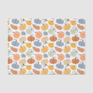 Farbenfrohe Pumpkin Gourd Pattern Seidenpapier