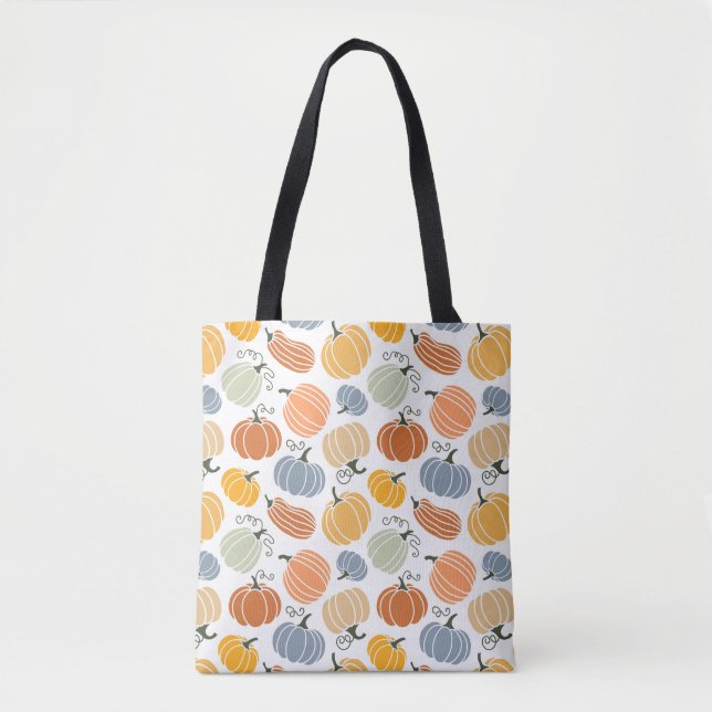 Farbenfrohe Pumpkin Gourd Pattern Tasche (Vorderseite)