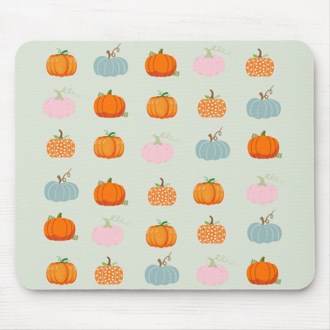 Farbenfrohe Pumpkins Mousepad (Vorne)