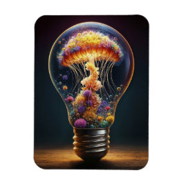 Farbenfrohe Quallen-Lampe traumhaft ozeanische Mag Magnet