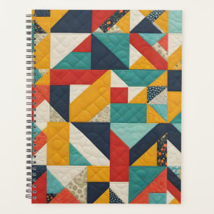 Farbenfrohe Quilting Pattren - Überquerung Planer