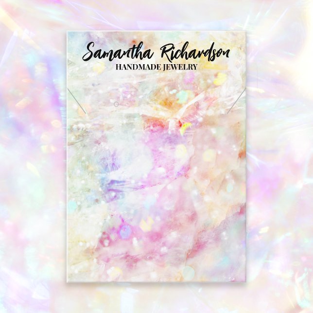 Farbenfrohe Rainbow Confetti Juwelier Display Visitenkarte (Von Creator hochgeladen)