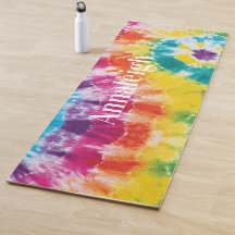 Farbenfrohe Rainbow Gefärbte Krawatte Individuelle