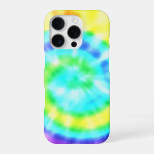Farbenfrohe Rainbow-Gefärbte Krawatte iPhone Hülle
